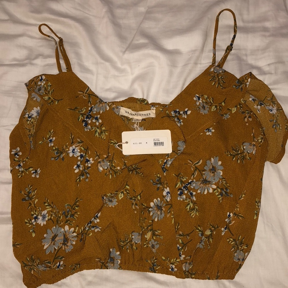 Grade&Gather crop blouse